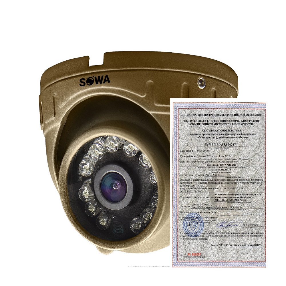 SOWA AHD 2 MP T223-21 - ООО "Где Авто"