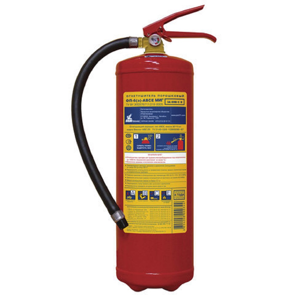 ОГНЕТУШИТЕЛЬ ПОРОШКОВЫЙ ОП-6 (ABCE) - ООО "Где Авто"