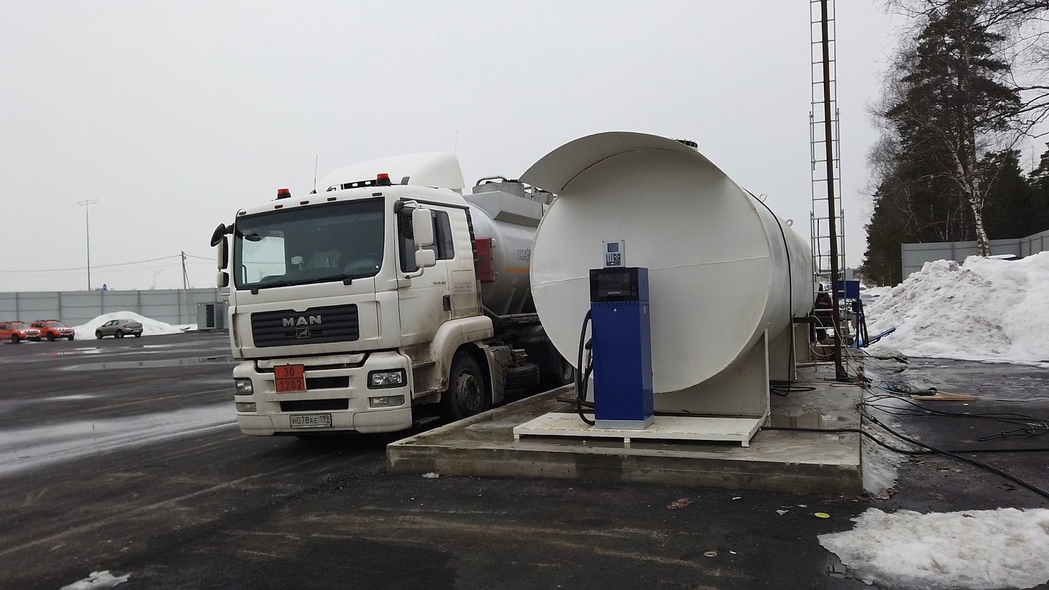 Дооснащение емкости на 30 м3 ТРК Топаз 511 и контролером Квота-2 для организации безоператорного отпуска ГСМ